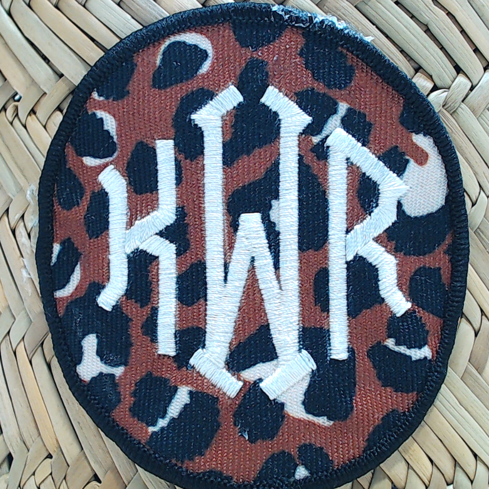 BLOOPER ACCESSORY: Monogrammed Straw Hat