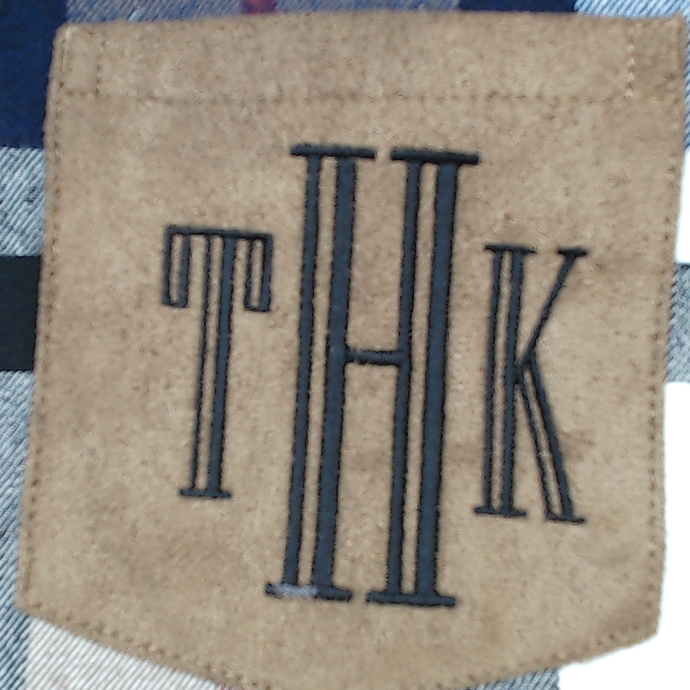 BLOOPER CLOTHING: Monogrammed Shacket