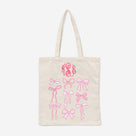 Monogrammed Bow Tote | Pink Bows