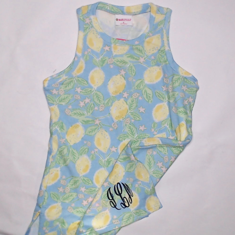 BLOOPER SWIM: Monogrammed Coastal Cover Up