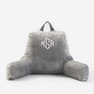 Monogrammed Lounge Pillow Cover | Gray