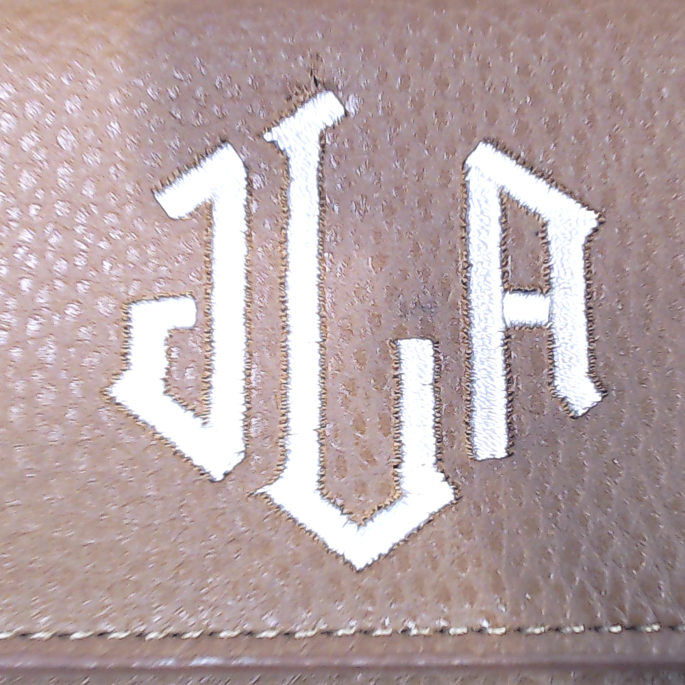 BLOOPER BAG: Monogrammed Phone Wallet Wristlet