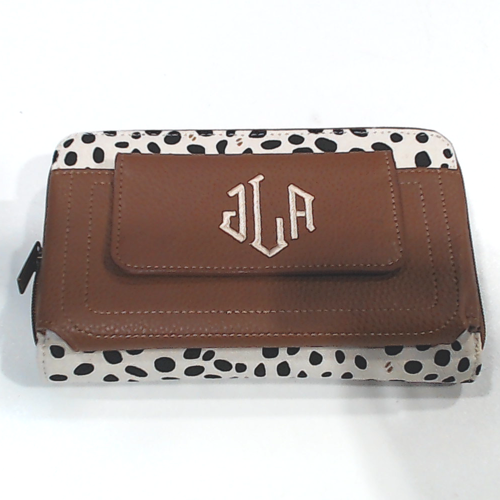 BLOOPER BAG: Monogrammed Phone Wallet Wristlet