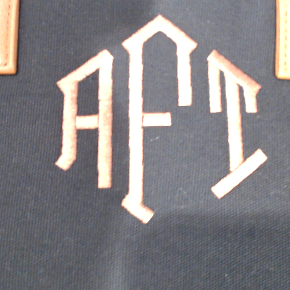 BLOOPER BAG: Monogrammed Upscale Weekender