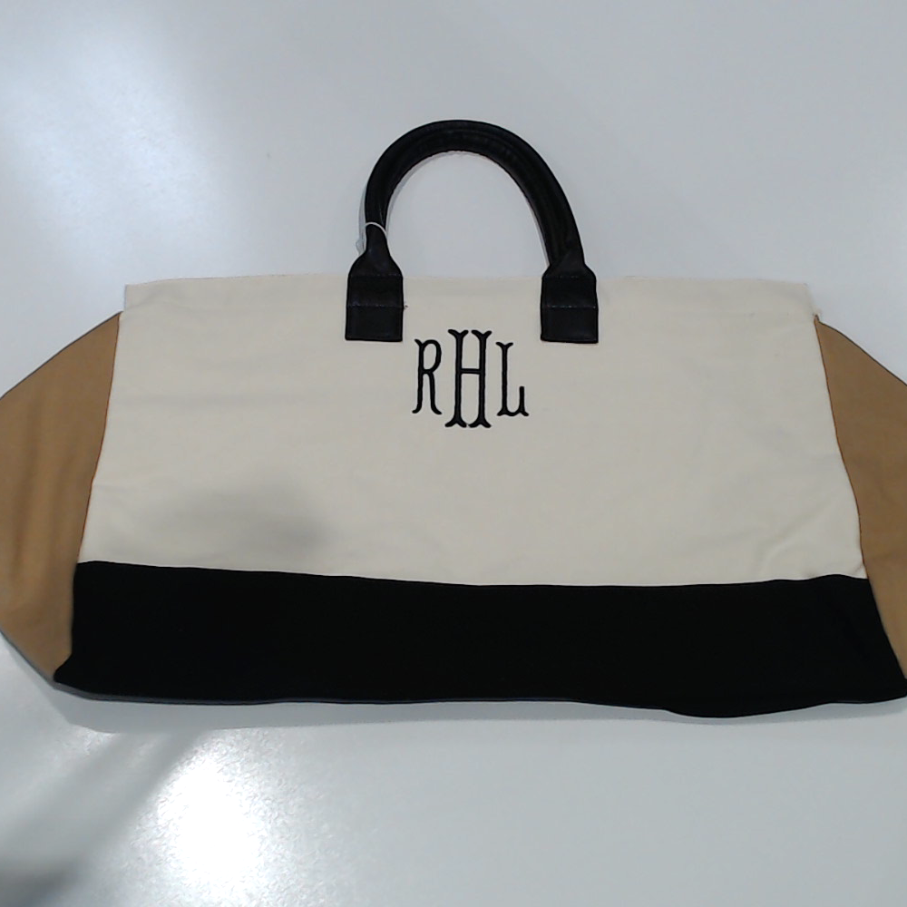 BLOOPER BAG: Monogrammed Upscale Weekender
