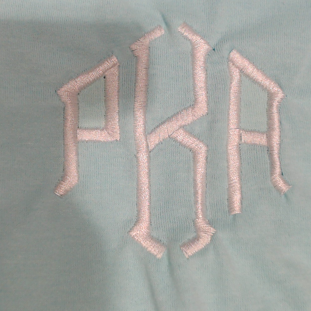 BLOOPER SWIM: Monogrammed Accent Cover Up