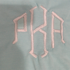BLOOPER SWIM: Monogrammed Accent Cover Up