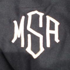 BLOOPER CLOTHING: Monogrammed Peplum Top
