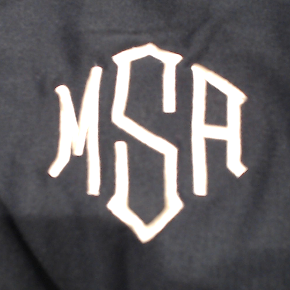 BLOOPER CLOTHING: Monogrammed Peplum Top
