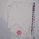 BLOOPER SWIM: Monogrammed Pom Pom Cover Up