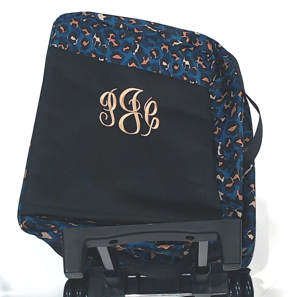 BLOOPER BAG: Monogrammed Rolling Duffel Bag