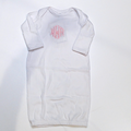 BLOOPER KIDS: Monogrammed Baby Layette Gown