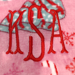 BLOOPER KIDS: Monogrammed Kids Blanket Hoodie