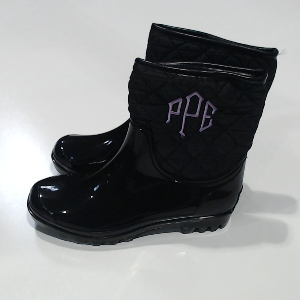 BLOOPER SHOES: Monogrammed Rain Boots