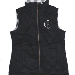 BLOOPER CLOTHING: Monogrammed Reversible Vest