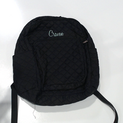 BLOOPER BAG: Monogrammed Quilted Laptop Backpack
