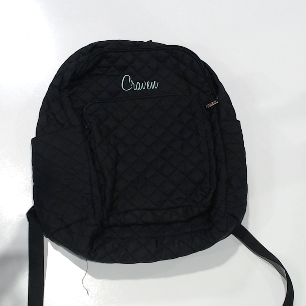 BLOOPER BAG: Monogrammed Quilted Laptop Backpack