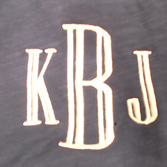 BLOOPER CLOTHING: Monogrammed Henley