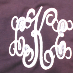 BLOOPER CLOTHING: Monogrammed Peplum Top