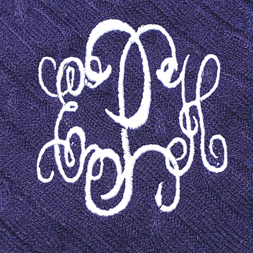 BLOOPER CLOTHING: Monogrammed Poncho