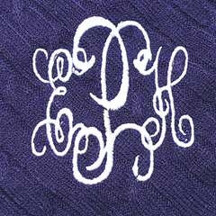 BLOOPER CLOTHING: Monogrammed Poncho