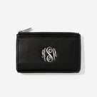 Monogrammed Phone Wallet | Black