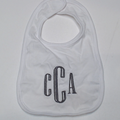 BLOOPER KIDS: Monogrammed Baby Bib