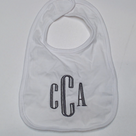 BLOOPER KIDS: Monogrammed Baby Bib