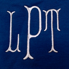 BLOOPER CLOTHING: Monogrammed Quarter Zip Sweatshirt