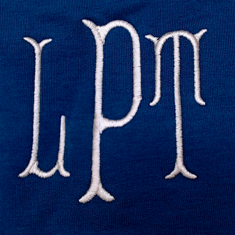 BLOOPER CLOTHING: Monogrammed Quarter Zip Sweatshirt