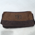 BLOOPER BAG: Personalized Waxed Canvas Dopp Kit