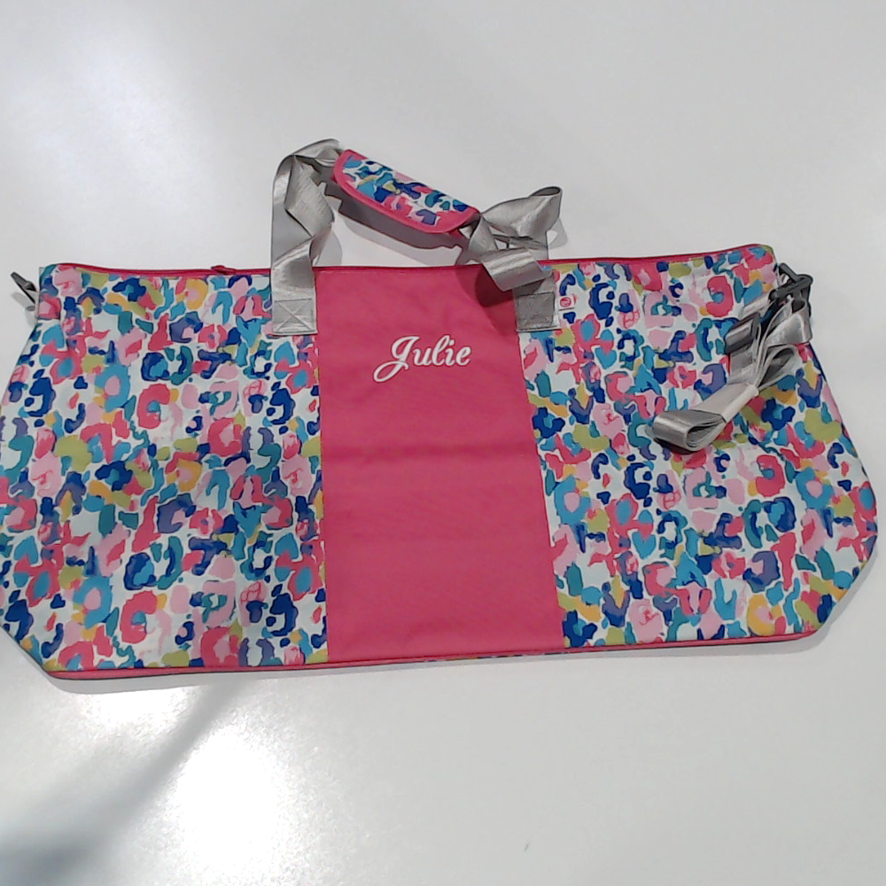 BLOOPER BAG: Monogrammed Weekend Bag