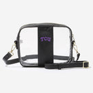 TCU Horned Frogs Clear Stadium Crossbody Bag | Black