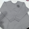 BLOOPER CLOTHING: Monogrammed Open Back Sweatshirt