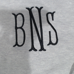 BLOOPER CLOTHING: Monogrammed Open Back Sweatshirt