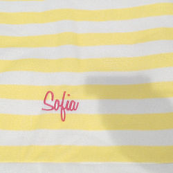 BLOOPER SWIM: Monogrammed Beach Towel