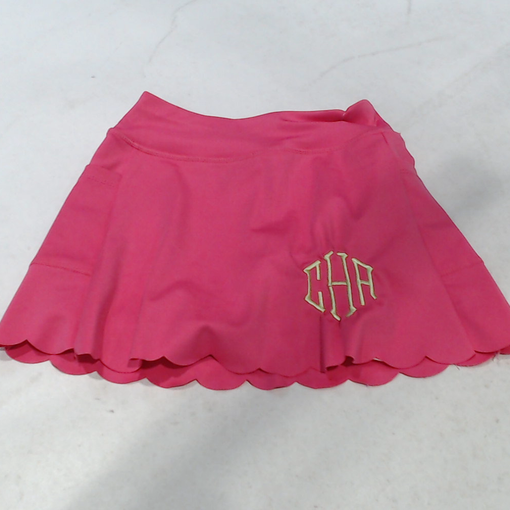 BLOOPER KIDS: Monogrammed Girls Skort