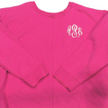 BLOOPER CLOTHING: Monogrammed Open Back Sweatshirt