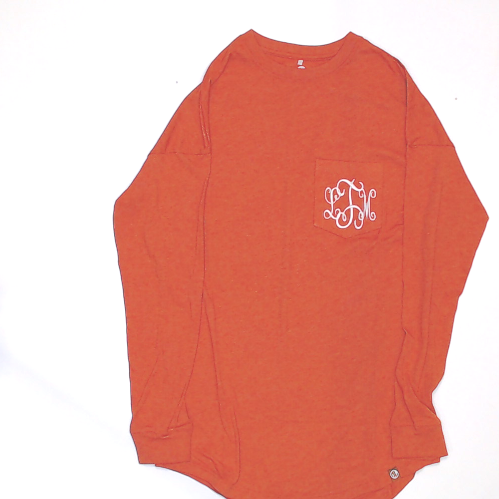 BLOOPER CLOTHING: Monogrammed Long Sleeve Shirt