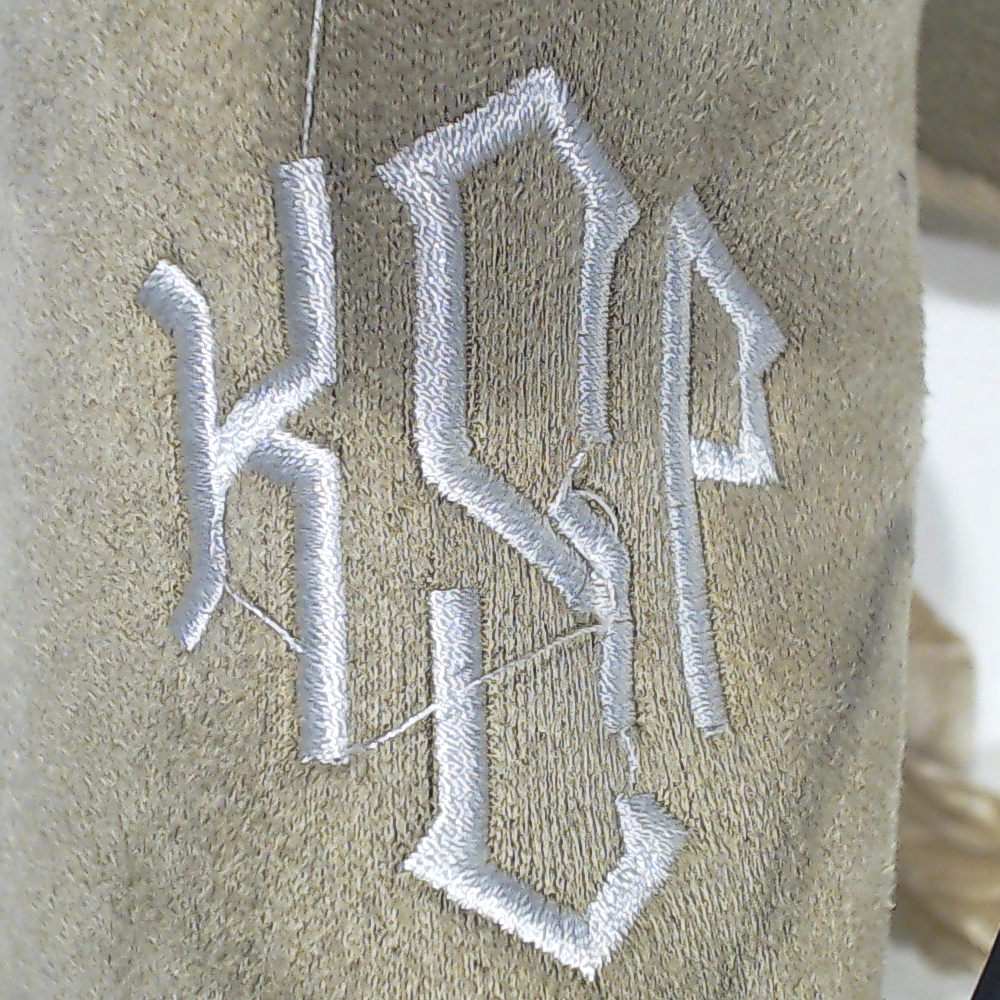 BLOOPER KIDS: Monogrammed Kids Sherpa Tie Booties