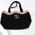 BLOOPER BAG: Monogrammed Wavy Top Tote