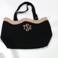 BLOOPER BAG: Monogrammed Wavy Top Tote
