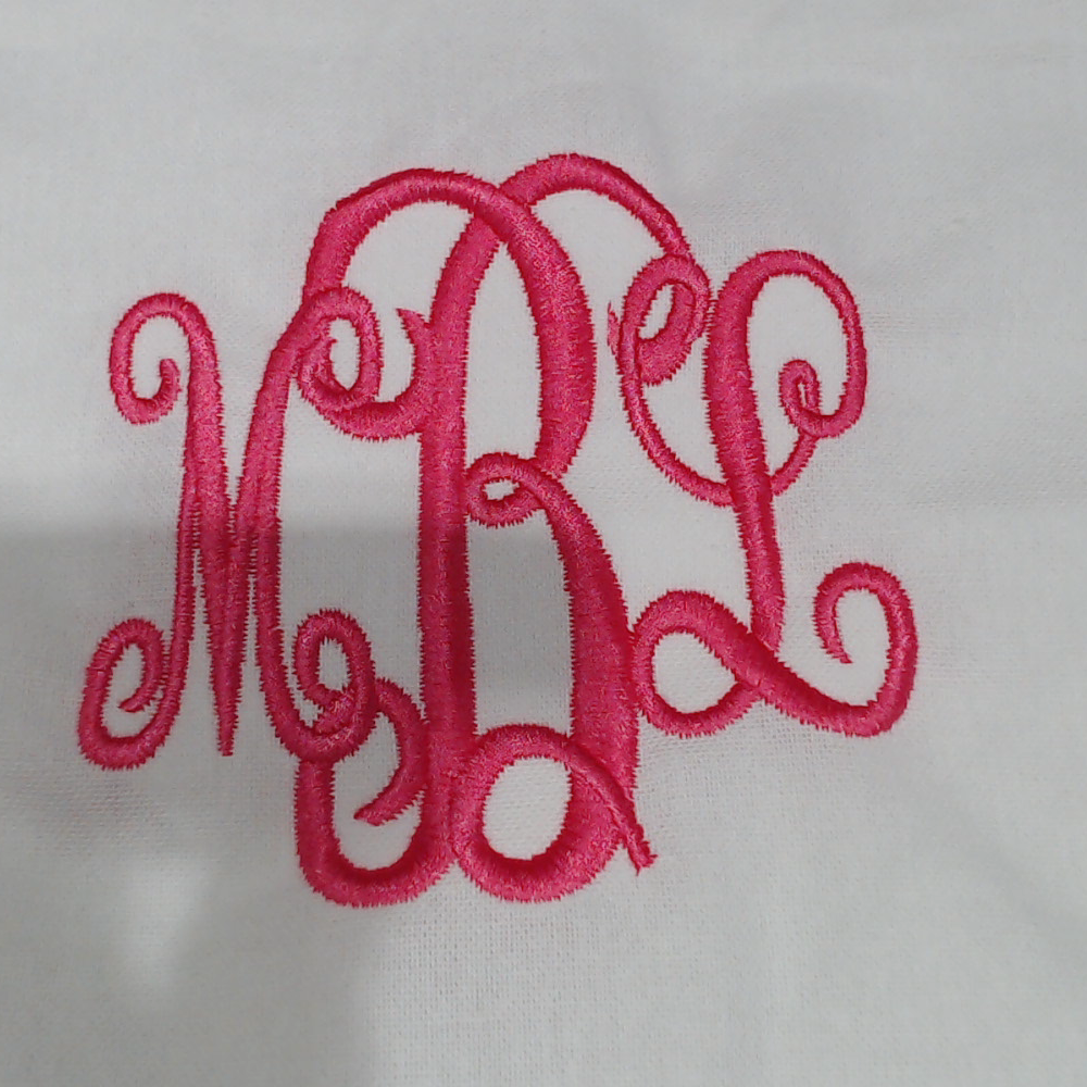 BLOOPER ACCESSORY: Monogrammed Scalloped Pillow Sham