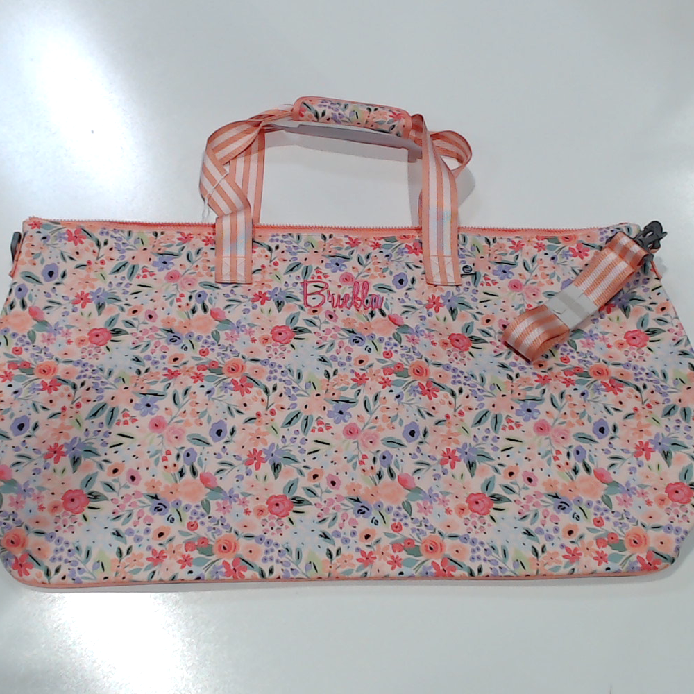 BLOOPER BAG: Monogrammed Weekend Bag