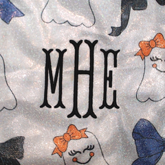 BLOOPER BAG: Monogrammed Halloween Bag