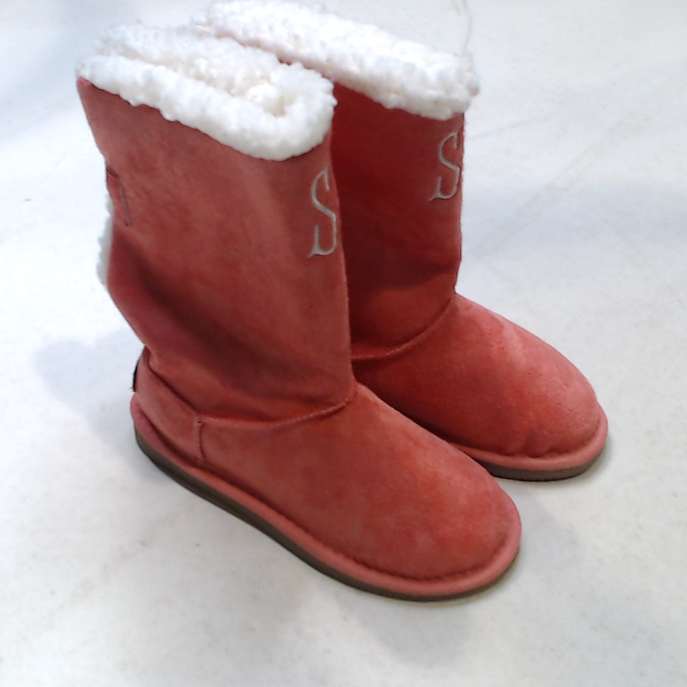 BLOOPER KIDS: Monogrammed Kids Sherpa Tie Booties