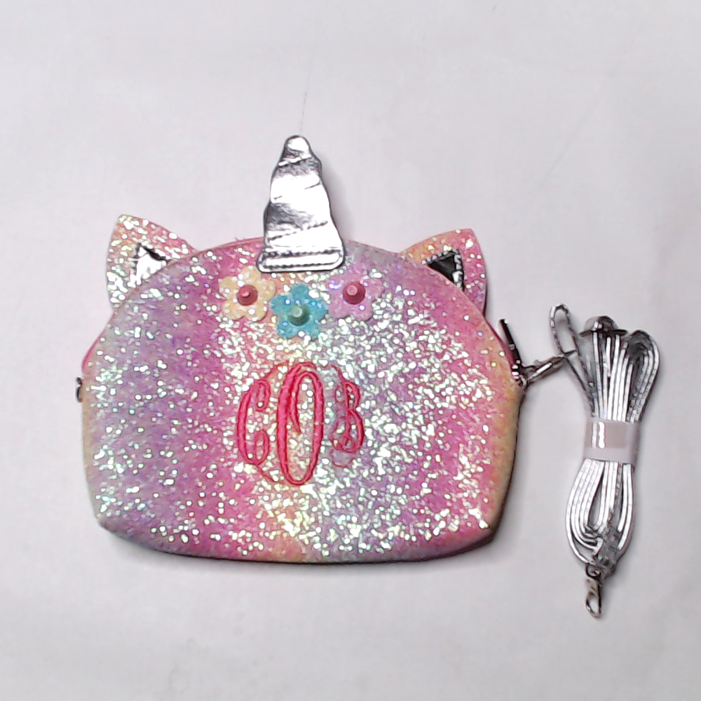 BLOOPER KIDS: Monogrammed Kids Unicorn Crossbody