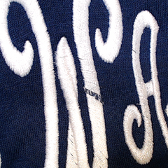 BLOOPER CLOTHING: Monogrammed Top