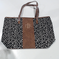 BLOOPER BAG: Monogrammed Dottie Tote Bag