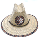 BLOOPER KIDS: Monogrammed Kids Straw Hat